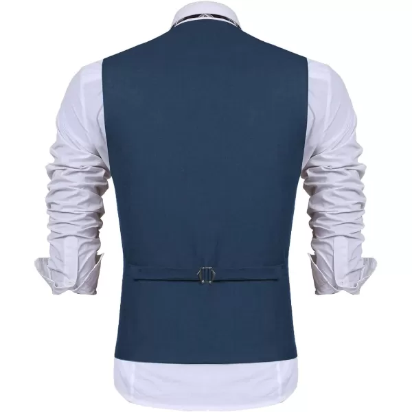 COOFANDY Men's Business Suit Vest Slim Fit Dress Vest Wedding Waistcoat