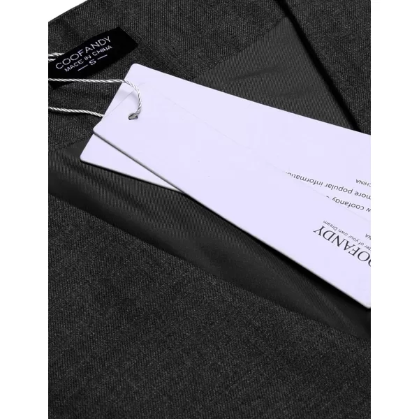 COOFANDY Men's Business Suit Vest Slim Fit Dress Vest Wedding Waistcoat