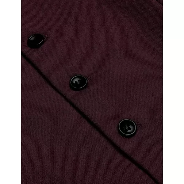 COOFANDY Men's Business Suit Vest Slim Fit Dress Vest Wedding Waistcoat