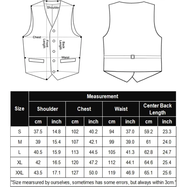 COOFANDY Men's Business Suit Vest Slim Fit Dress Vest Wedding Waistcoat