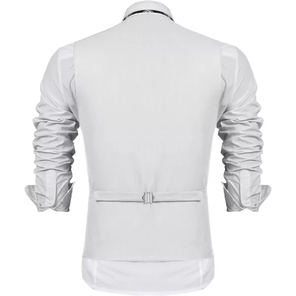 COOFANDY Men's Business Suit Vest Slim Fit Dress Vest Wedding Waistcoat