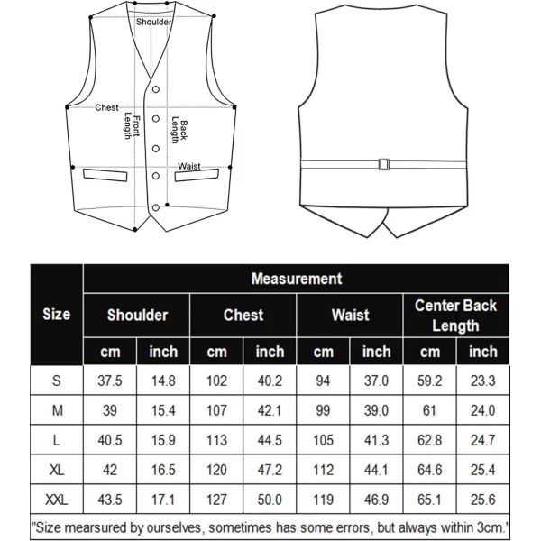 COOFANDY Men's Business Suit Vest Slim Fit Dress Vest Wedding Waistcoat