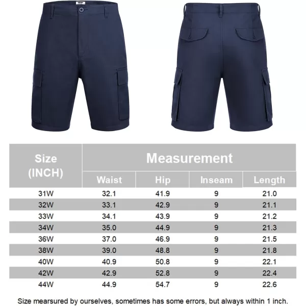 COOFANDY Men's Cargo Shorts Relaxed Fit Casual Shorts Cotton Stretch Outdoor Work Shorts with Multi Pockets