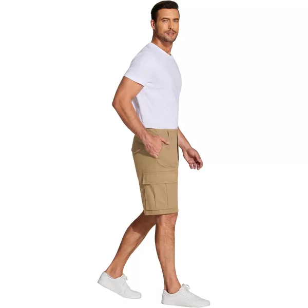 COOFANDY Men's Cargo Shorts Relaxed Fit Casual Shorts Cotton Stretch Outdoor Work Shorts with Multi Pockets