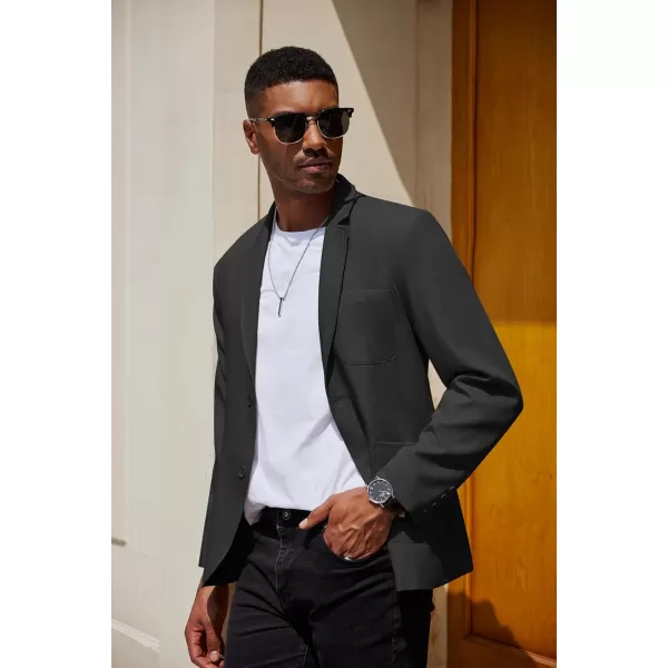 COOFANDY Men's Casual Blazer Jacket Regular Fit Lightweight Two Button Herringbone Sport Coat