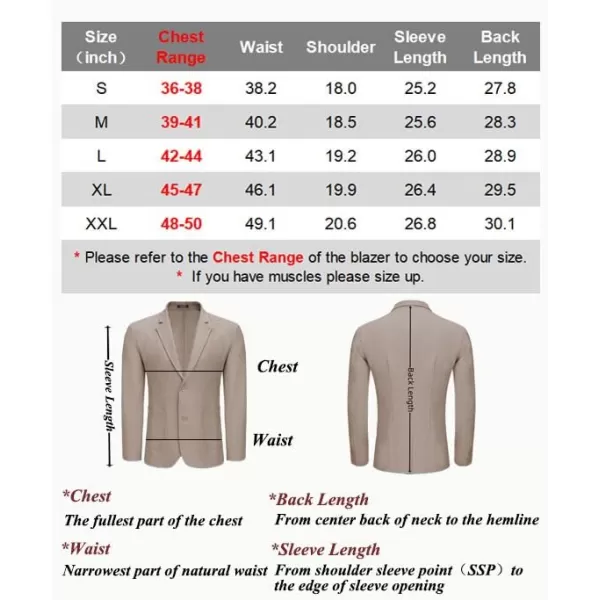 COOFANDY Men's Casual Blazer Jacket Regular Fit Lightweight Two Button Herringbone Sport Coat
