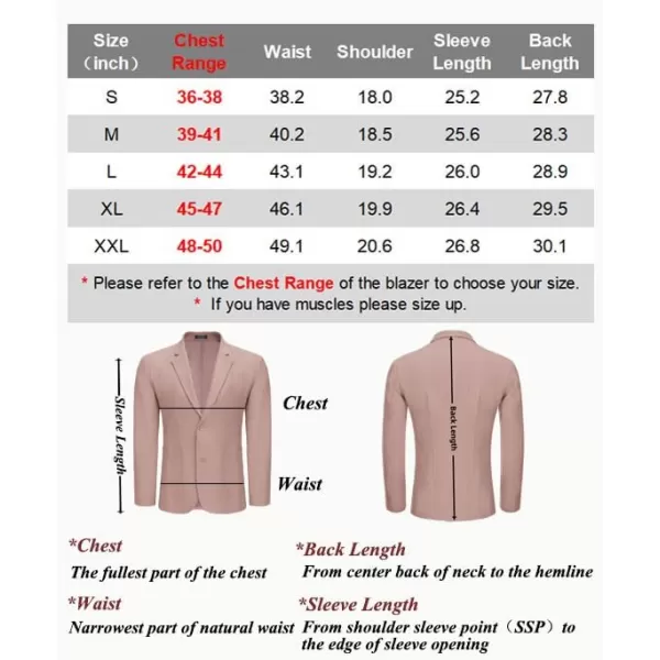 COOFANDY Men's Casual Blazer Jacket Regular Fit Lightweight Two Button Herringbone Sport Coat