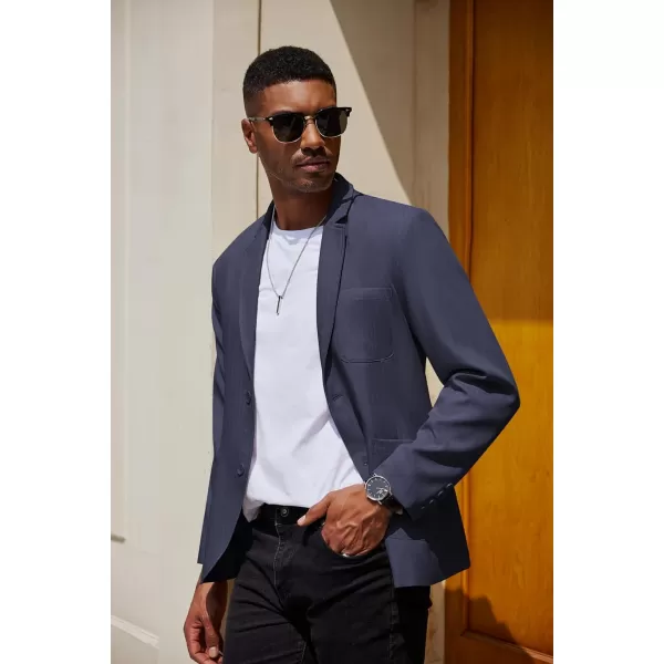 COOFANDY Men's Casual Blazer Jacket Regular Fit Lightweight Two Button Herringbone Sport Coat