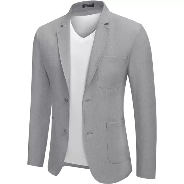 COOFANDY Men's Casual Blazer Jacket Regular Fit Lightweight Two Button Herringbone Sport Coat