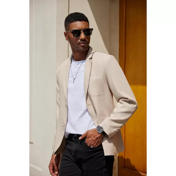 COOFANDY Men's Casual Blazer Jacket Regular Fit Lightweight Two Button Herringbone Sport Coat