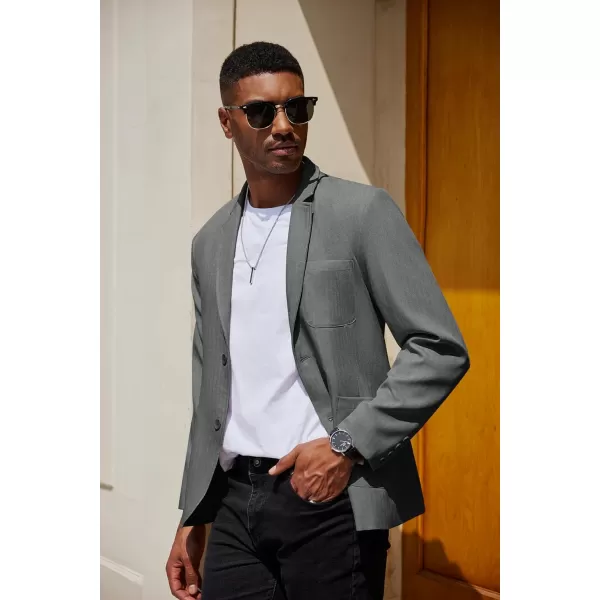 COOFANDY Men's Casual Blazer Jacket Regular Fit Lightweight Two Button Herringbone Sport Coat
