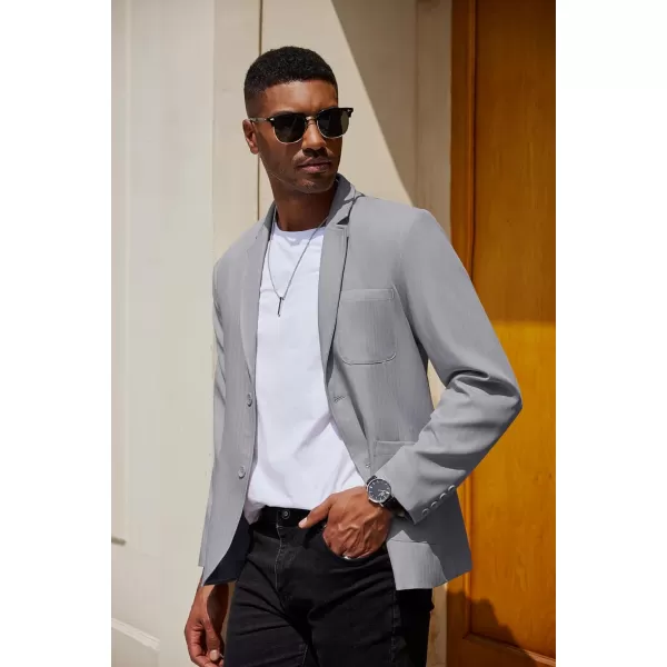 COOFANDY Men's Casual Blazer Jacket Regular Fit Lightweight Two Button Herringbone Sport Coat