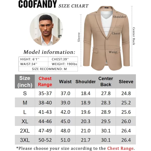 COOFANDY Mens Casual Blazer Slim Fit Suit Jacket Lightweight Knit Sport Coat Two Button Blazer Jacket