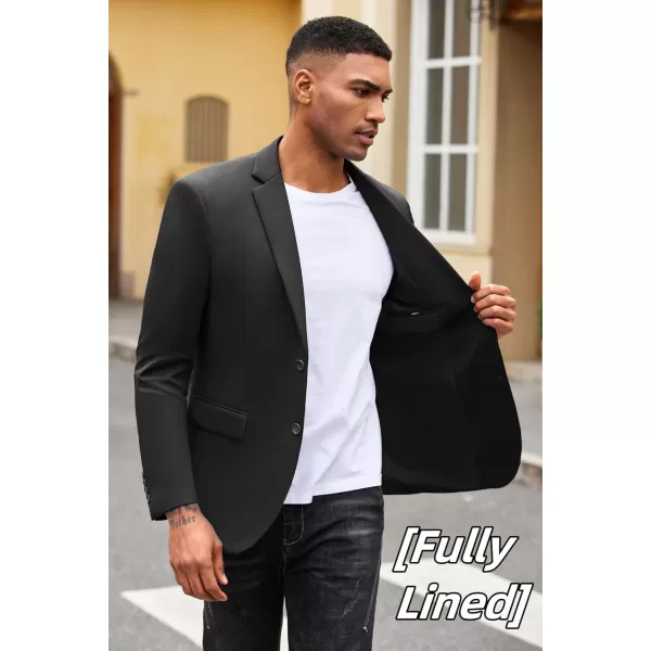 COOFANDY Mens Casual Blazer Slim Fit Suit Jacket Lightweight Knit Sport Coat Two Button Blazer Jacket