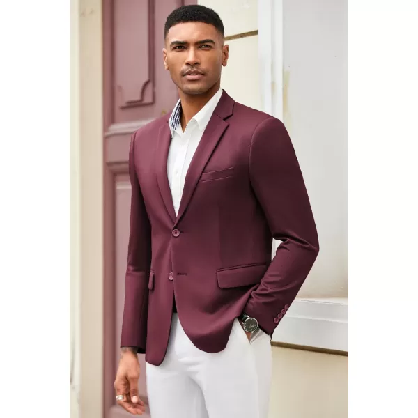 COOFANDY Mens Casual Blazer Slim Fit Suit Jacket Lightweight Knit Sport Coat Two Button Blazer Jacket