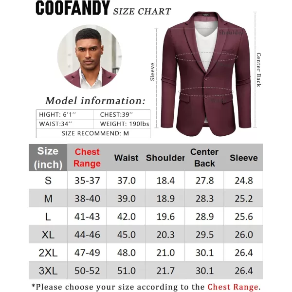 COOFANDY Mens Casual Blazer Slim Fit Suit Jacket Lightweight Knit Sport Coat Two Button Blazer Jacket