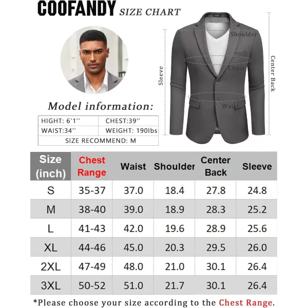 COOFANDY Mens Casual Blazer Slim Fit Suit Jacket Lightweight Knit Sport Coat Two Button Blazer Jacket