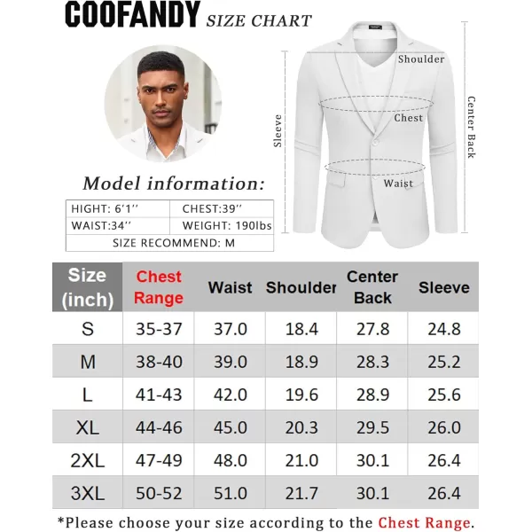COOFANDY Mens Casual Blazer Slim Fit Suit Jacket Lightweight Knit Sport Coat Two Button Blazer Jacket