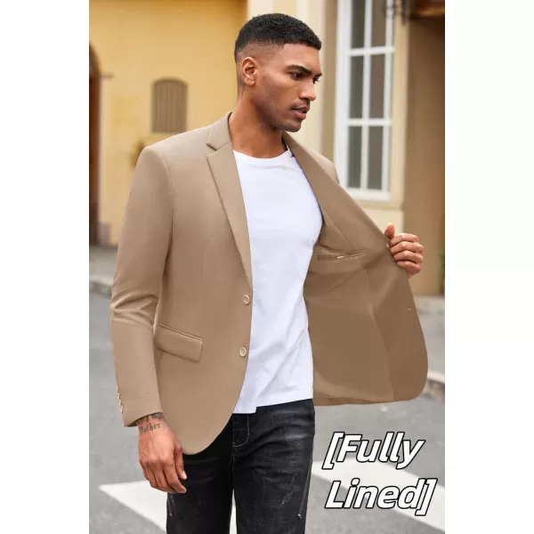 COOFANDY Mens Casual Blazer Slim Fit Suit Jacket Lightweight Knit Sport Coat Two Button Blazer Jacket