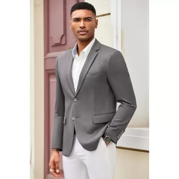 COOFANDY Mens Casual Blazer Slim Fit Suit Jacket Lightweight Knit Sport Coat Two Button Blazer Jacket
