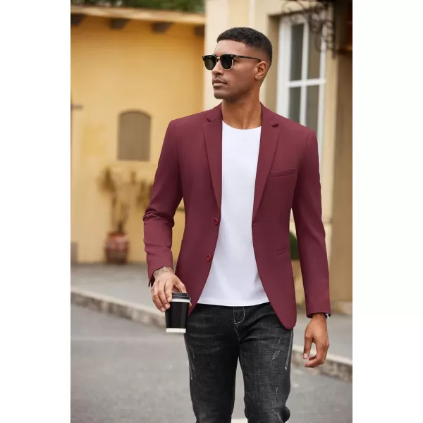 COOFANDY Men's Casual Blazer Slim Fit Suit Jackets Two Button Lightweight Knit Sport Coat