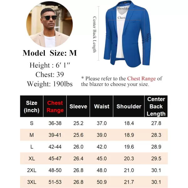 COOFANDY Men's Casual Blazer Slim Fit Suit Jackets Two Button Lightweight Knit Sport Coat