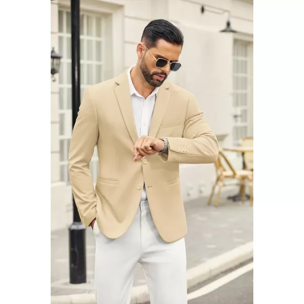 COOFANDY Men's Casual Blazer Slim Fit Suit Jackets Two Button Lightweight Knit Sport Coat