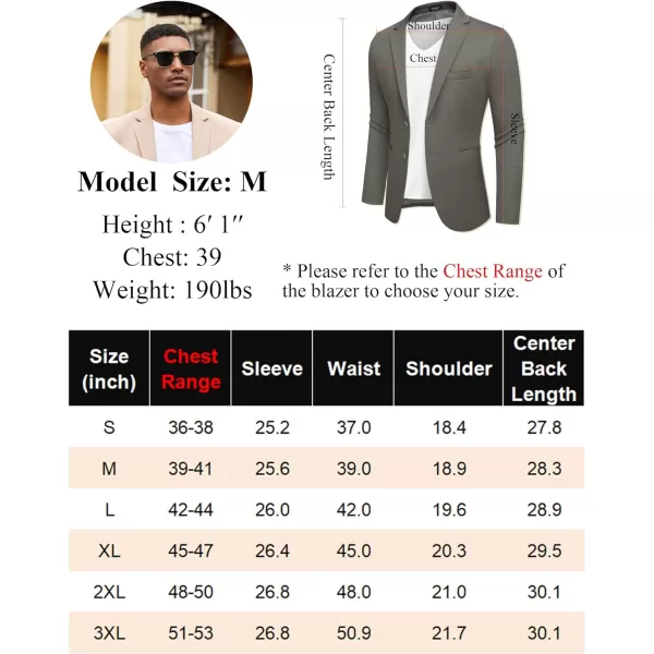 COOFANDY Men's Casual Blazer Slim Fit Suit Jackets Two Button Lightweight Knit Sport Coat