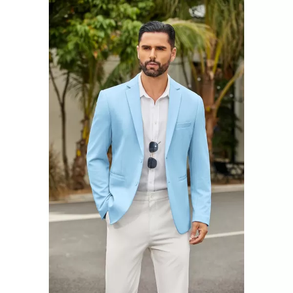 COOFANDY Men's Casual Blazer Slim Fit Suit Jackets Two Button Lightweight Knit Sport Coat