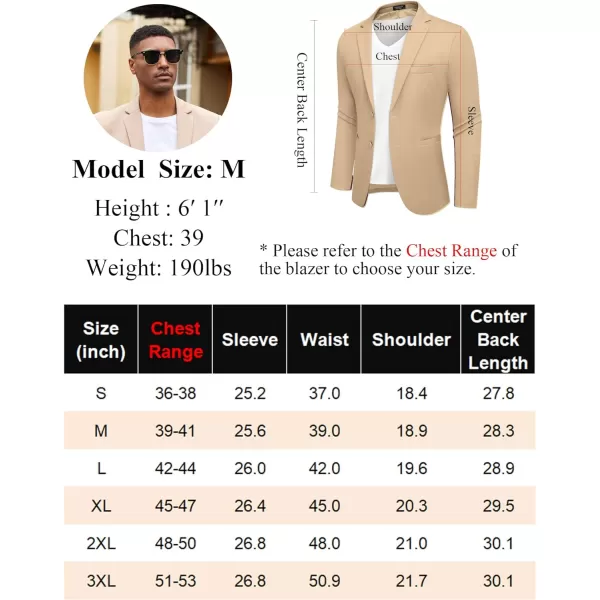 COOFANDY Men's Casual Blazer Slim Fit Suit Jackets Two Button Lightweight Knit Sport Coat
