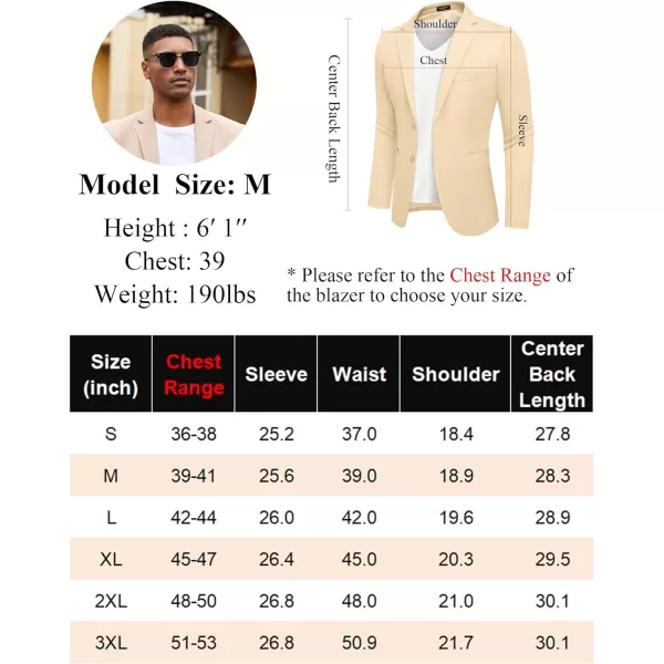 COOFANDY Men's Casual Blazer Slim Fit Suit Jackets Two Button Lightweight Knit Sport Coat