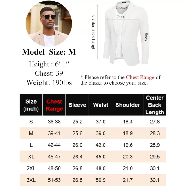 COOFANDY Men's Casual Blazer Slim Fit Suit Jackets Two Button Lightweight Knit Sport Coat