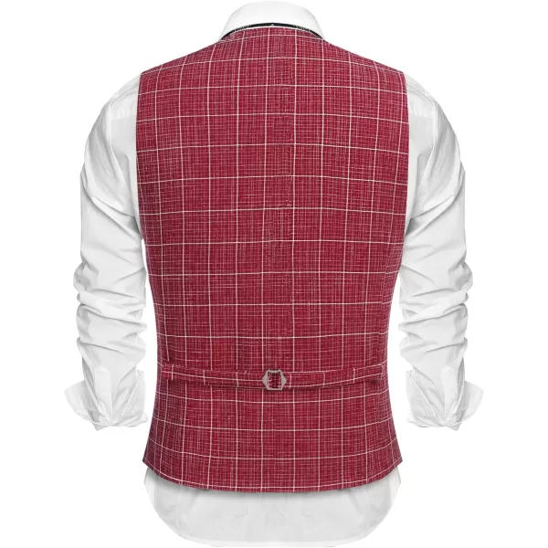 COOFANDY Men's Casual Business Vests Lightweight Waistcoat Slim Fit Suit Vest