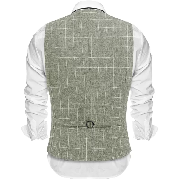 COOFANDY Men's Casual Business Vests Lightweight Waistcoat Slim Fit Suit Vest