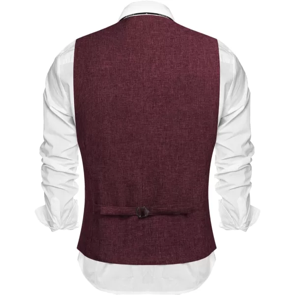 COOFANDY Men's Casual Business Vests Lightweight Waistcoat Slim Fit Suit Vest