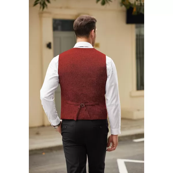 COOFANDY Men's Casual Business Vests Lightweight Waistcoat Slim Fit Suit Vest