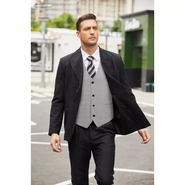 COOFANDY Men's Casual Business Vests Lightweight Waistcoat Slim Fit Suit Vest