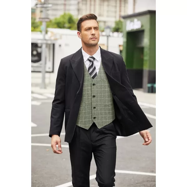 COOFANDY Men's Casual Business Vests Lightweight Waistcoat Slim Fit Suit Vest