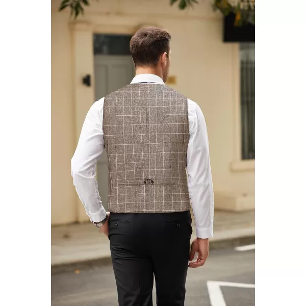 COOFANDY Men's Casual Business Vests Lightweight Waistcoat Slim Fit Suit Vest