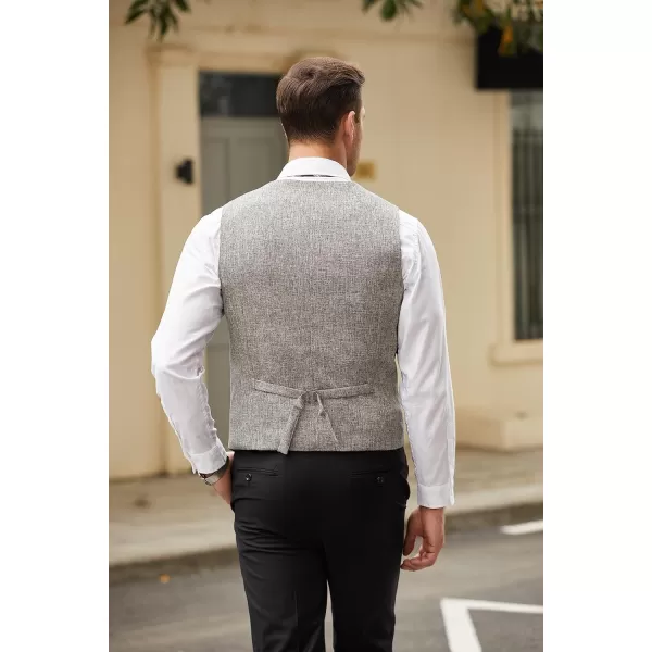 COOFANDY Men's Casual Business Vests Lightweight Waistcoat Slim Fit Suit Vest