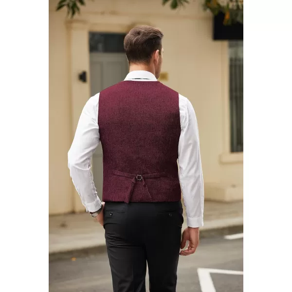 COOFANDY Men's Casual Business Vests Lightweight Waistcoat Slim Fit Suit Vest