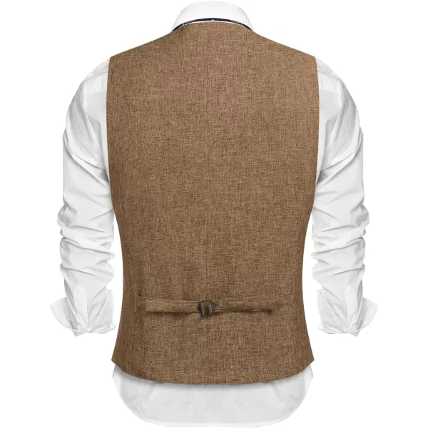 COOFANDY Men's Casual Business Vests Lightweight Waistcoat Slim Fit Suit Vest