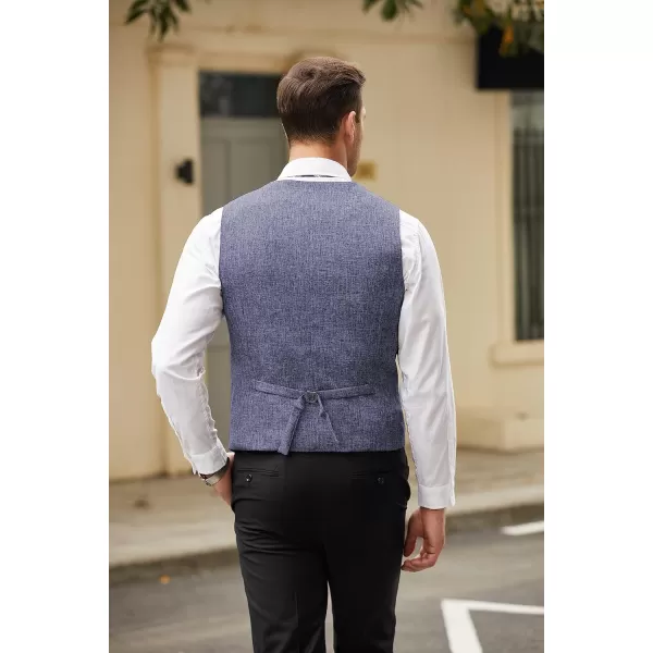 COOFANDY Men's Casual Business Vests Lightweight Waistcoat Slim Fit Suit Vest