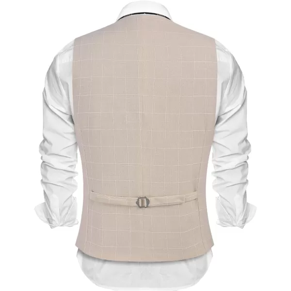COOFANDY Men's Casual Business Vests Lightweight Waistcoat Slim Fit Suit Vest