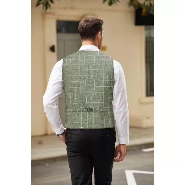 COOFANDY Men's Casual Business Vests Lightweight Waistcoat Slim Fit Suit Vest