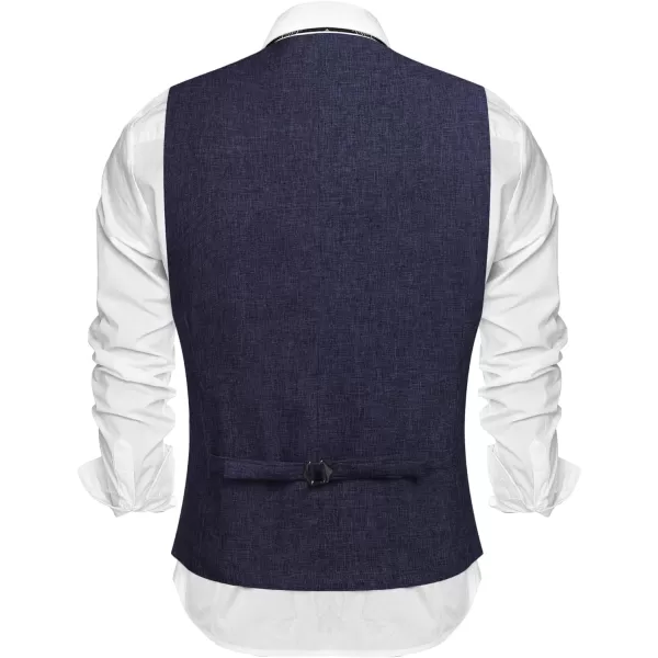 COOFANDY Men's Casual Business Vests Lightweight Waistcoat Slim Fit Suit Vest