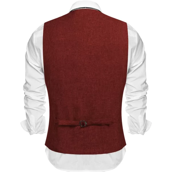 COOFANDY Men's Casual Business Vests Lightweight Waistcoat Slim Fit Suit Vest