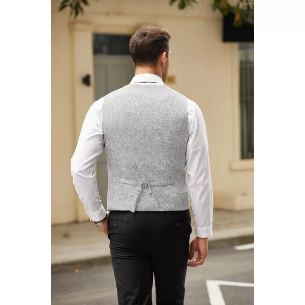 COOFANDY Men's Casual Business Vests Lightweight Waistcoat Slim Fit Suit Vest