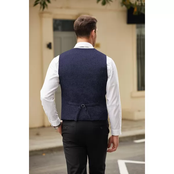 COOFANDY Men's Casual Business Vests Lightweight Waistcoat Slim Fit Suit Vest