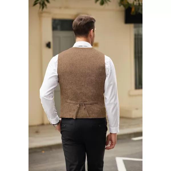 COOFANDY Men's Casual Business Vests Lightweight Waistcoat Slim Fit Suit Vest
